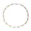 Collar de Perlas de Colores Estilo Francés, Cadena para Clavícula Shijia Fashion de Lujo Ligero, Gargantilla Versátil de Temperamento Simple de Gama Alta