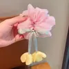 Goma para el Cabello de Flor de Tulipán para Niñas, Chongo Dulce Estilo Scrunchie, Estilo Princesa Nuevo Accesorio para el Cabello 2026