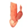Mangueira para pênis masculina, dispositivo de prazer de ressonância para casais, estimulador de pontos flutuantes, anel peniano, mangueira de cristal, brinquedo sexual para adultos