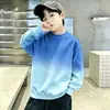 Sudadera fina con forro polar para niño, primavera y otoño, nuevo diseño color block, prenda base de cuello redondo para niños mayores, top cálido de otoño e invierno para niños