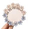 Pinza para el Cabello con Flequillo Dulce de Princesa Flor, Mini Pasador Lateral Exquisito, Accesorio para el Cabello para Sujetar Mechones Sueltos, Pequeño Adorno para el Cabello