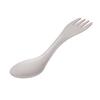 Liquidación Utensilios de Cocina para Acampar al Aire Libre Cuchara de Titanio Portátil EDC Cuchara de Doble Uso Tenedor Multifuncional para Acampar Picnic de Titanio Puro