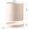 Vaso de flores de argila reto absorvente respirável embrião assado de cerâmica simples pintura nórdica exportação grande planta verde flores suculentas