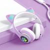 Headset Orelha de Gato STN-28 Headset Bluetooth Montado na Cabeça Orelha de Gato Luminoso Super Longa Resistência em Standby Bluetooth Headset