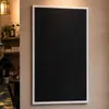 Marco de Madera Maciza Pizarra Magnética Pizarra de Enseñanza Tablero Publicitario de Pared Tablero de Exhibición para Refrigerador de Tienda Pizarra para Escribir