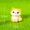 Enfeites de Micro Paisagem Gatinho Artificial Criativo Carro Casa Desktop Resina Artesanato DIY Decoração Pequenos Enfeites