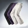 Estilo casal ao ar livre! Lã polar quente composta! Novas calças casuais paratrooper à prova de vento, impermeáveis e com forro de lã para outono/inverno 2026, masculinas e femininas