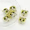 Cabeza de Gato Linda y Adorable de Ojos Grandes Cuentas Sueltas Cuentas de Búho Material Acrílico DIY Pulsera Cadena de Teléfono Cuentas