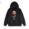 Marca Retro Trendy Kobe Bryant Patrón Estampado Digital Sudadera con Capucha Americana Heavy Wash Holgada para Hombre y Mujer