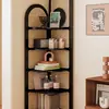 Mueble de esquina estilo retro, estantería, almacenamiento, sala de estar, pared del sofá, dormitorio, mesita de noche, madera maciza, mampara plegable de tres vías, muebles