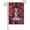 Nuevas Banderas de Jardín de Halloween Más Vendidas de Amazon, Ambiente Festivo, Decoraciones para el Patio, Venta Directa de Fábrica Personalizada