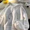 2023 novo suéter masculino com capuz grande sucesso de bilheteria outono e inverno moda moletom americano preguiçoso chique suéter