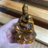 Caixa Antiga de Buxo Esculpida do Bodhisattva da Criança, Mobiliário para Sala de Estar, Artesanato, Coleção de Presentes