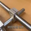 Novo Bloco de Fixação Cruzado para Eixo Óptico com Diâmetro Igual, Tira de Alumínio Fixa, Conector Cilíndrico, Suporte de Cabeça, Pilar de Suporte, Conector de Ferro