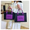 Bolsa de Fieltro Regalo Corporativo Bolso de Mano de Fieltro Bolso de Fieltro de Moda Bolso Tote de Fieltro Pequeña Bolsa de Mano de Fieltro Personalizado