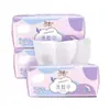 Toallas faciales limpiadoras Jierou, 80 hojas, suaves y gruesas, amigables con la piel, desechables, para uso doméstico, aptas para uso tanto en seco como en húmedo, venta al por mayor por caja