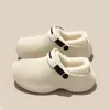 Pantuflas de Algodón Impermeables 3D para Mujer Invierno 2026 Nueva Ropa de Casa Cubierta de Talón Antideslizante para Exteriores Cálida Suela Gruesa Pantuflas de Algodón para Pareja para Hombre