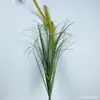 Estilo INS hierba cola de zorro de tres cabezas simulación decoración de arreglo floral para el hogar sala de estar flores artificiales de plástico flores falsas paisajismo hierba cola de zorro