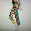 [Novo em 0421] ONE LOVE Sports Calça de Yoga Feminina Sete Pontos Respirável para Corrida Absorvente de Suor 7yoga-0021