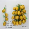 Brochetas Simuladas Falsas de Maíz, Pimiento, Ajo, Cacahuete, Verduras, Brochetas de Frutas, Decoraciones para Restaurantes y Casas de Campo, Modelos para Colgar en la Pared