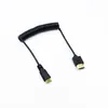 Cable HDMI de resorte a microHDMI miniHDMI cable de video para computadora HD grabadora de conducción 4K60HZ