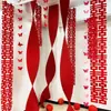 Habitación de Boda Internet Celebrado Cascada Tira de Color Corrugado Linterna Cadena Colgante Sala de Estar Dormitorio Colgante Decorativo Linterna Roja Boda Festiva