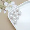Accesorios para Colgar Perlas de Cobre DIY Colgante de Perla Redonda en Forma de Gota de Alta Imitación Accesorios para Joyería DIY de Ropa y Pulseras