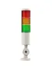 Luz de Advertencia LED Multicapa, Luz Tricolor, Torre de Señalización para Maquinaria y Equipo, Siempre Encendida, Parpadeante, con Zumbador, 24V