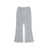 Pantalones casuales de punto de color liso Wulib para niñas, colección primavera y otoño 2026, lindos y elegantes, favorecedores y adelgazantes, versátiles pantalones de campana