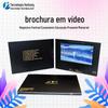 Processamento Personalizado Atacado UV Feito à Mão Cartão de Saudação de 7 polegadas Vídeo Folheto Máquina de Publicidade Player LCD Álbum Digital