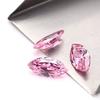 Zircônio Branco em Formato Marquise Pedra Solta Zircônia Sintética Unificada em Formato de Folha Base Pontiaguda Diamante para Nail Art Ponto Atacado