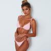 Europeia e Americana Sexy 2023 Split Swimsuit Mulheres Reunir biquíni Slim Biquíni de duas peças Comércio Exterior Amazon