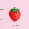 Fruta resinosa abacate morango uva acessórios DIY capa de celular slime acessórios de lama de cristal