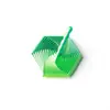 Estrela Descompressora Impressa em 3D Ilusão Ótica Dobrável Brinquedo Educativo Infantil Torre de Cenoura Poligonal Espiral Tridimensional Mesa