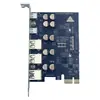 Tarjeta de Expansión PCIe a Tipo-C USB 3.2 20Gbps sin Controlador Adaptador para Computadora de Escritorio Sin Fuente de Alimentación