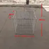 Jaula para Pájaros Automática abatible, Jaula Portátil Galvanizada Plegable con Puerta, Jaula Antifugas, Jaula para Palomas, Jaula Mecánica para Exteriores