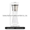 Moedor manual de pimenta preta de fábrica 304 aço inoxidável frasco de tempero suprimentos de cozinha moedor de vidro aço inoxidável
