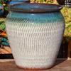 Vaso Grande de Terracota Feito à Mão, Vaso de Cerâmica Rústica de Grande Diâmetro para Suculentas e Flores, Vaso de Cerâmica para Plantas Suculentas com Formato de Tronco Velho