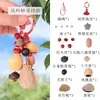 Sino de Vento Popular Transfronteiriço com Casca de Fruta Natural Pingente Sino de Mão Ornamento de Pendurar no Carro Curativo Decoração de Planta Pingente de Bolsa