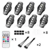 Nuevo producto: Luces Intermitentes de Aeronave, Intermitente de 4 Luces para Motocicleta con Control Remoto Inalámbrico, Luces Decorativas para Coche, Luces de Advertencia para Vehículos Eléctricos