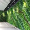 Decoración de pared de fondo anti-decoloración planta artificial pared pared de plantas verdes balcón flores falsas césped de plástico escaparate tienda decoración