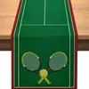 Amazon Transfronterizo Temu Runner de Mesa con Tema de Golf Clubes Verdes Decoración de Mesa de Campo de Golf Fiesta