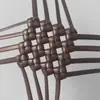 Material de Ratán Plano de 5 mm Material Tejido a Mano para Tejer Bolsas Cestas de Flores Ratán de Plástico Tejido de Ratán Ratán de Imitación Tira Tejida Tira No