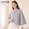 Chal de algodón puro JQ Jingqi, Chaleco calentador de hombros para mujeres embarazadas, Otoño e Invierno, Calentador de hombros acolchado posparto para lactancia, Para habitaciones con aire acondicionado
