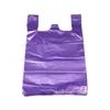 Se vende por Kilogramo, el Fabricante Personaliza el Logo en Bolsas de Plástico Desechables Negras, Moradas, Rosas, Azules, Rojas y Blancas