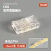 Conector Sin Soldadura para Tira de LED de Bajo Voltaje Crystal Conector de Tira de Luz Cob Terminal Tipo L 5/8/10mm