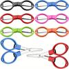 Tijeras Multifuncionales de Acero Inoxidable, Plástico y Aleación, Convenientes para Viajar, Tijeras de Pesca Ligeras, Tijeras de Ocho, Tijeras para Gafas, Tijeras Plegables