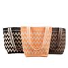 Bolsa Feminina Personalizada com Design de Tricô Ondulado, Bolsa de Ombro Versátil, Bolsa de Mão Tendência com Grande Capacidade, Bolsa Versátil Tendência Estilo Coreano