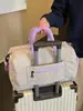 Bolsa de Viaje de Lunares para Mujer Ligera de Mano para Viaje de Negocios Bolsa de Equipaje Bolsa de Viaje Portátil Bolsa de Almacenamiento Separación Húmedo/Seco Bolsa de Gimnasio