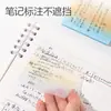 Notas Adhesivas Transparentes Degradadas Deli Bt405 Notas Adhesivas Mate de Secado Rápido de Alta Calidad para Estudiantes y Uso de Oficina, Desprendibles